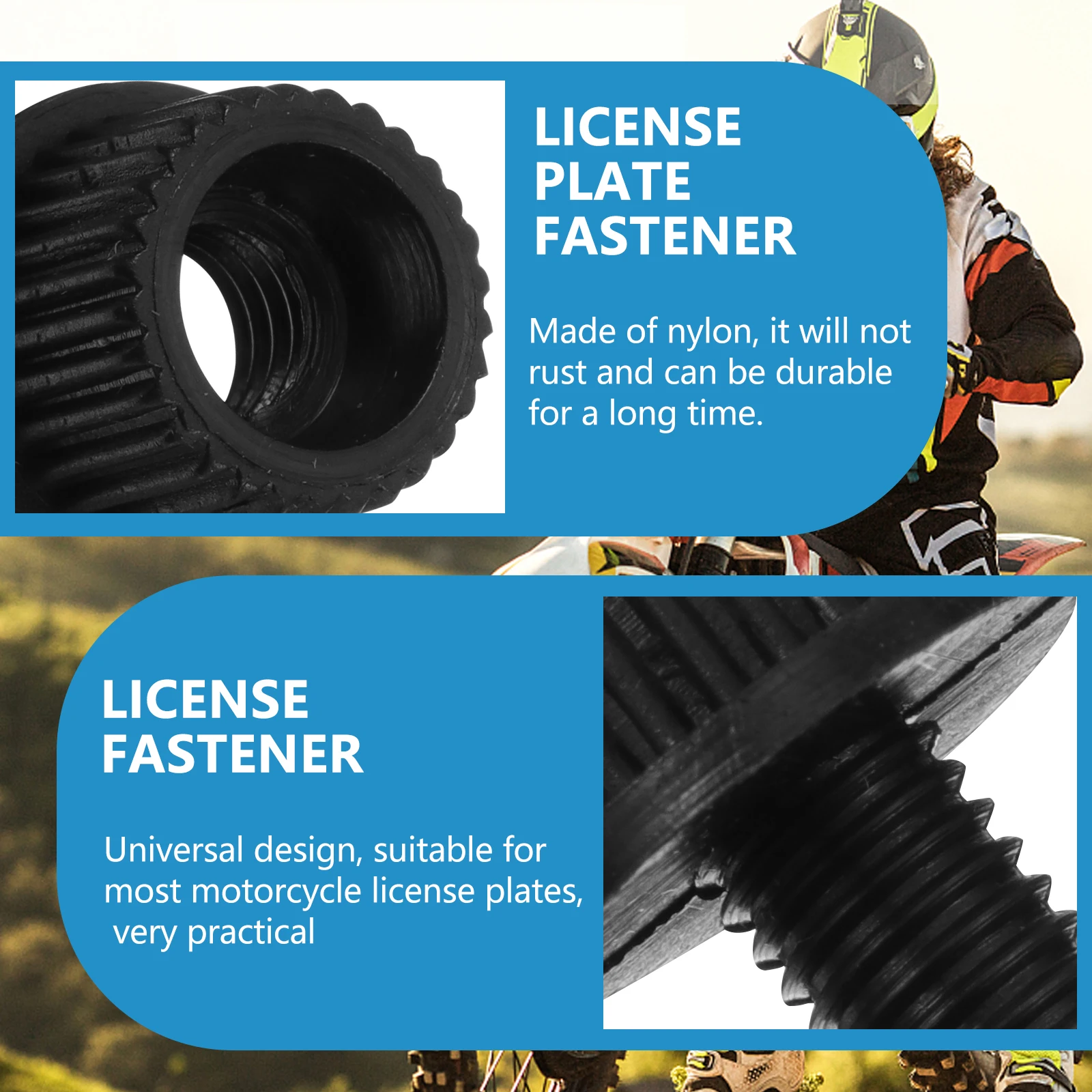 4pcs Anti Rust License Plate Screws Durable Motorcycle Car Frame Fastener Security Kit Tag Bolts Long Lasting 
4pcs Anti Rust License Plate Screws Durable Motorcycle Car Frame Fastener Security Kit Tag Bolts Long Lasting