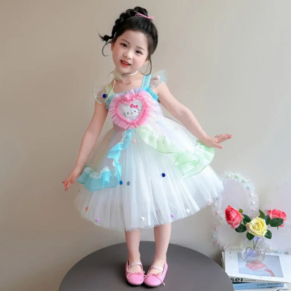 Sanrio Hello Kitty Girls Suspender Dress 2026 Sweet and Style Puff Skirt New Baby Girl Wings Mesh Skirt Dress Princess Party
Sanrio Hello Kitty Girls Suspender Dress 2026 Sweet and Style Puff Skirt New Baby Girl Wings Mesh Skirt Dress Princess Party