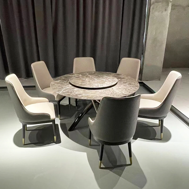 ※a Home Furniture Top Dining Room Table Set Modern Design Luxury Round Marble Dining Table with Chairs
※a Home Furniture Top Dining Room Table Set Modern Design Luxury Round Marble Dining Table with Chairs