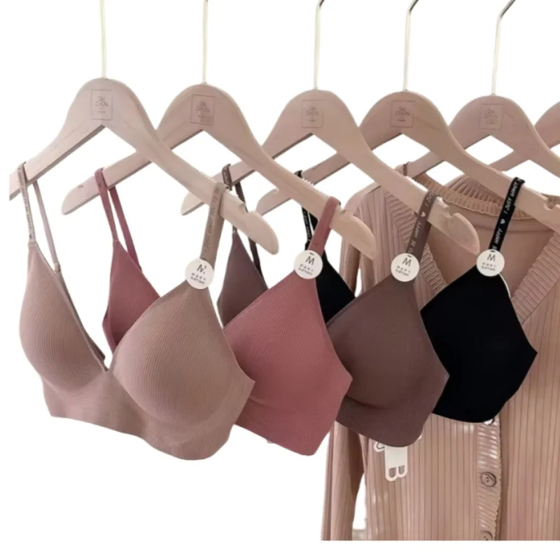 Seamless Bras For Women Nonwire Brassiere Comfy Soft Tops Letter Strap Sexy Lingerie U-shaped Back Bralette Underwear Intimates
Seamless Bras For Women Nonwire Brassiere Comfy Soft Tops Letter Strap Sexy Lingerie U-shaped Back Bralette Underwear Intimates
