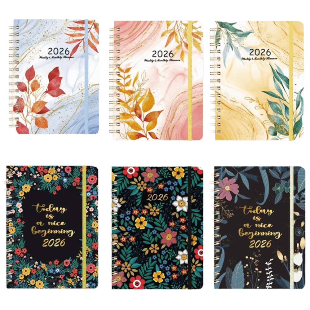 Индексные бирки 2026, блокнот-планировщик, спиральный переплет, простой дизайн, катушка, дневник, книга, часы, функциональный блокнот формата А5, спиральный блокнот
Индексные бирки 2026, блокнот-планировщик, спиральный переплет, простой дизайн, катушка, дневник, книга, часы, функциональный блокнот формата А5, спиральный блокнот