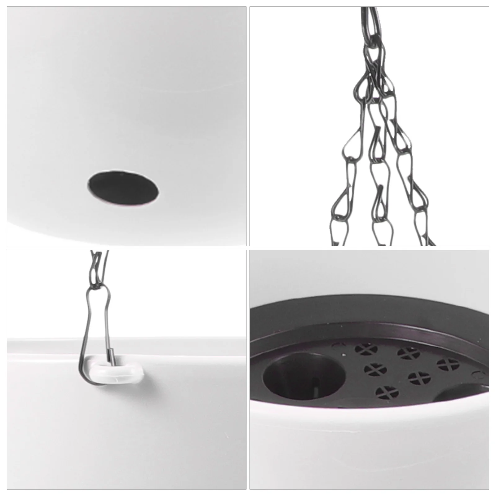 Hanging Flower Pot with Drainage Holes Indoor Outdoor Garden Planter for Home Office Balcony Wall Mounted Succulent Plant
Hanging Flower Pot with Drainage Holes Indoor Outdoor Garden Planter for Home Office Balcony Wall Mounted Succulent Plant