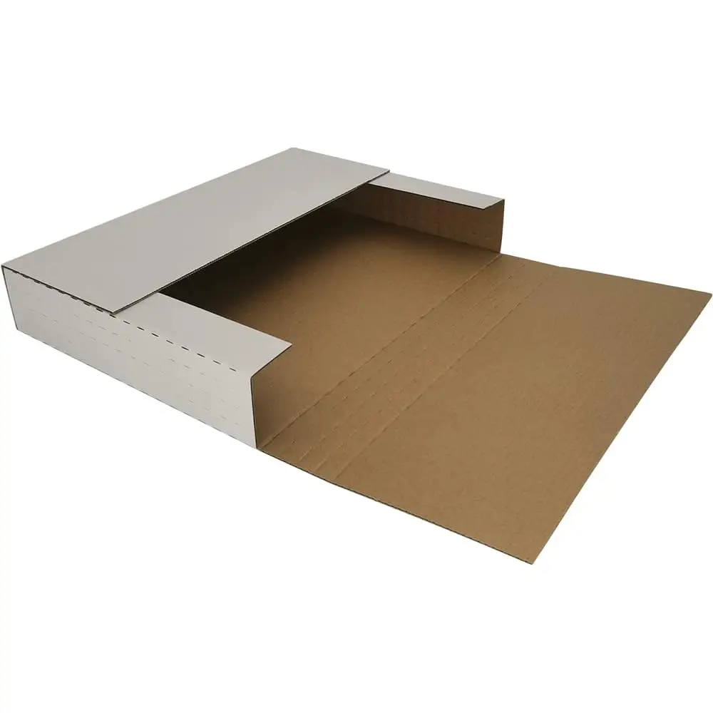 50 Pack 11.125x8.625x2'' Cardboard Easy-Fold Mailers, Height Adjustable to Mail Letter-Size Comic Books Magazines Photos, Wh
50 Pack 11.125x8.625x2'' Cardboard Easy-Fold Mailers, Height Adjustable to Mail Letter-Size Comic Books Magazines Photos, Wh
