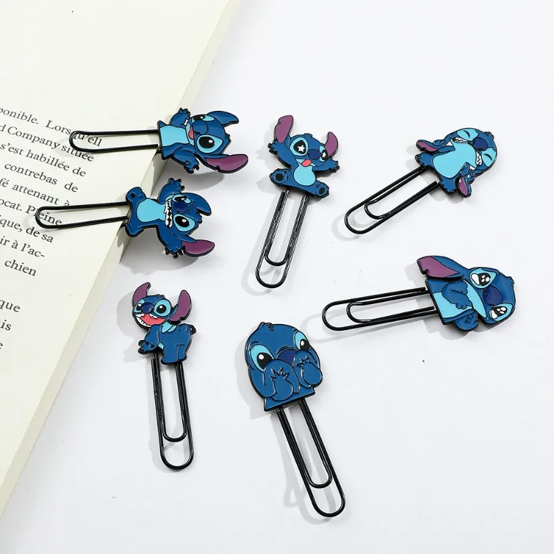 Cute Disney Lilo & Stitch Metal Bookmarks Anime Action Figures Paper Clip Stationery Toy Gift for Book Lovers Student Anime Fans
Cute Disney Lilo & Stitch Metal Bookmarks Anime Action Figures Paper Clip Stationery Toy Gift for Book Lovers Student Anime Fans