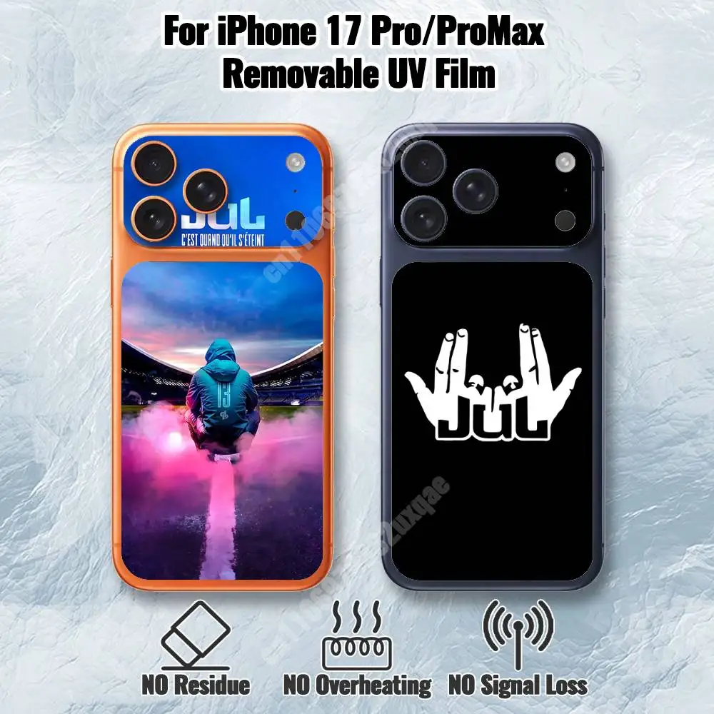 Rapper J-JUL Oubliez-moi Removable UV Film for iPhone 17 Pro 17 ProMax Protective Sticker
Rapper J-JUL Oubliez-moi Removable UV Film for iPhone 17 Pro 17 ProMax Protective Sticker