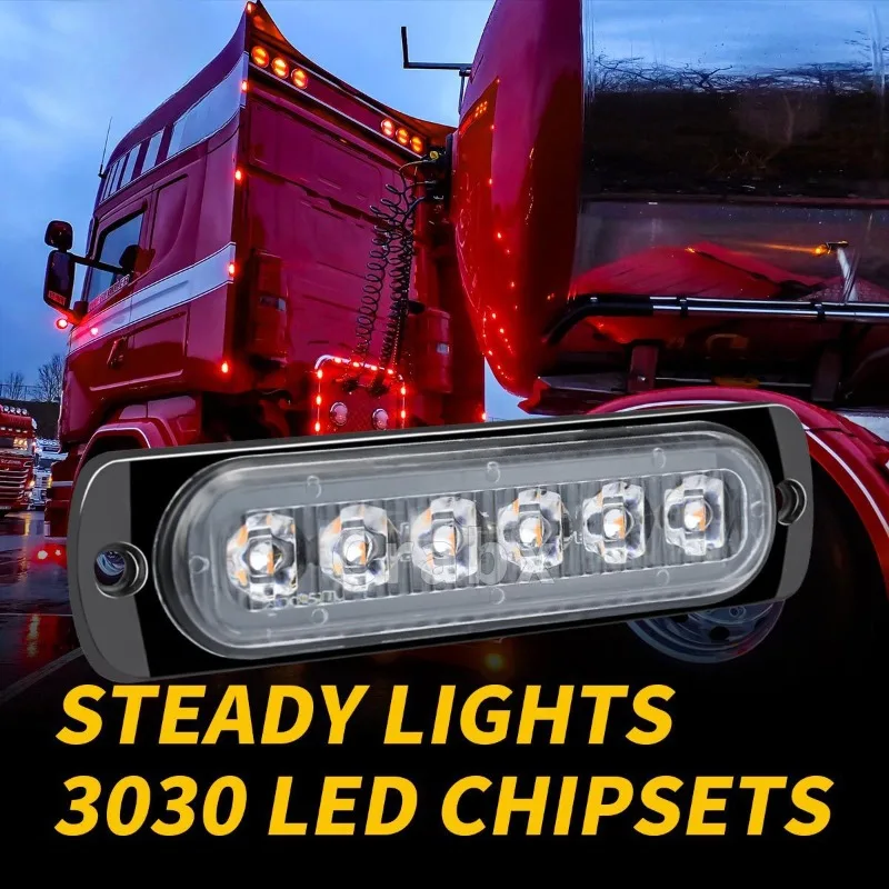 1X 6 Led Car Strobe Warning Light 12v Flashing White Blue Red Car Truck Strobe Emergency Grill Light Police Lamp Beacon Lamp
1X 6 Led Car Strobe Warning Light 12v Flashing White Blue Red Car Truck Strobe Emergency Grill Light Police Lamp Beacon Lamp