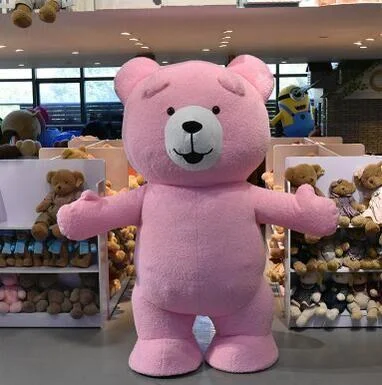 Inflatable Pink Teddy Bear Mascot Costume Soft Full Body Suit for Christmas Celebration Business Opening Show
Inflatable Pink Teddy Bear Mascot Costume Soft Full Body Suit for Christmas Celebration Business Opening Show