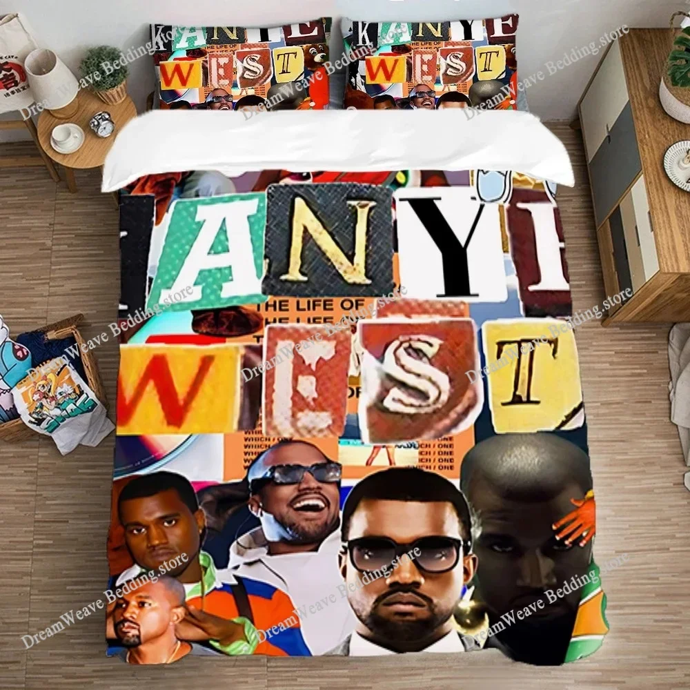Hiphop Rapper K-Kanye Wests Sheets Quilt Covers Bedding Dormitory Sheets Bedding Set Soft Warm Bedding Set Home Textileextile
Hiphop Rapper K-Kanye Wests Sheets Quilt Covers Bedding Dormitory Sheets Bedding Set Soft Warm Bedding Set Home Textileextile