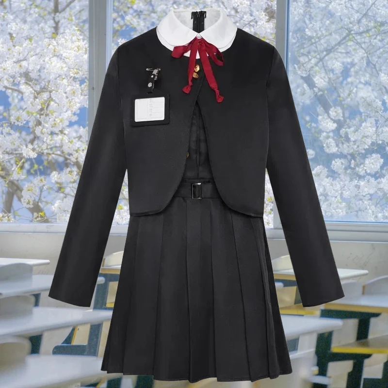 Halloween School Uniform JK Skirt Japanese Style Black Dress Coat with Props Full Set for Women Role Play Outfit Theme Party
Halloween School Uniform JK Skirt Japanese Style Black Dress Coat with Props Full Set for Women Role Play Outfit Theme Party