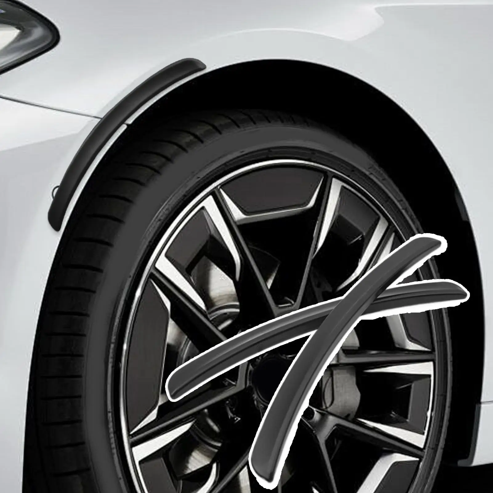 Car Wheel Tire Eyebrow Strips Adhesive Decorative Mudguard Anti-Collision Strip For Daily Commuters Vehicle Restorers Ride Share
Car Wheel Tire Eyebrow Strips Adhesive Decorative Mudguard Anti-Collision Strip For Daily Commuters Vehicle Restorers Ride Share