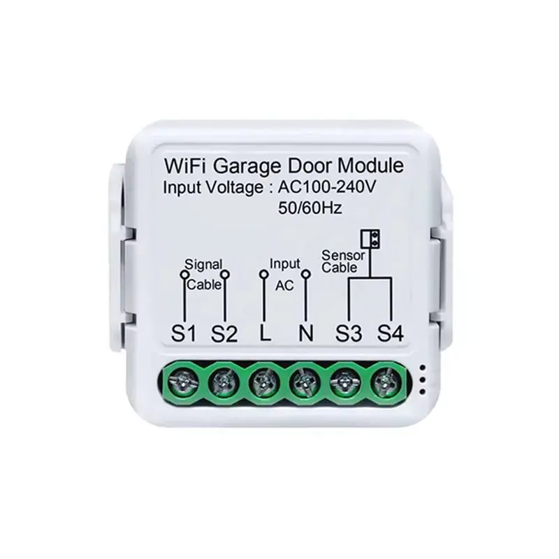 AS95-Smart Wifi For Garage Door Opener Controller Tuya Technology- Supports App& Voice Remote Control, Rolling Switch Module Inc
AS95-Smart Wifi For Garage Door Opener Controller Tuya Technology- Supports App& Voice Remote Control, Rolling Switch Module Inc