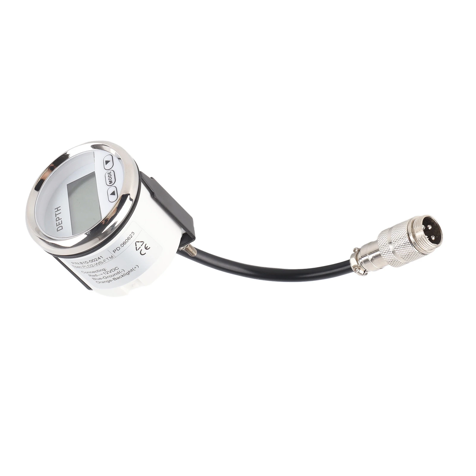 Водонепроницаемый датчик глубины приборной панели с белой подсветкой для яхт, лодок, морского отображения глубины
Водонепроницаемый датчик глубины приборной панели с белой подсветкой для яхт, лодок, морского отображения глубины