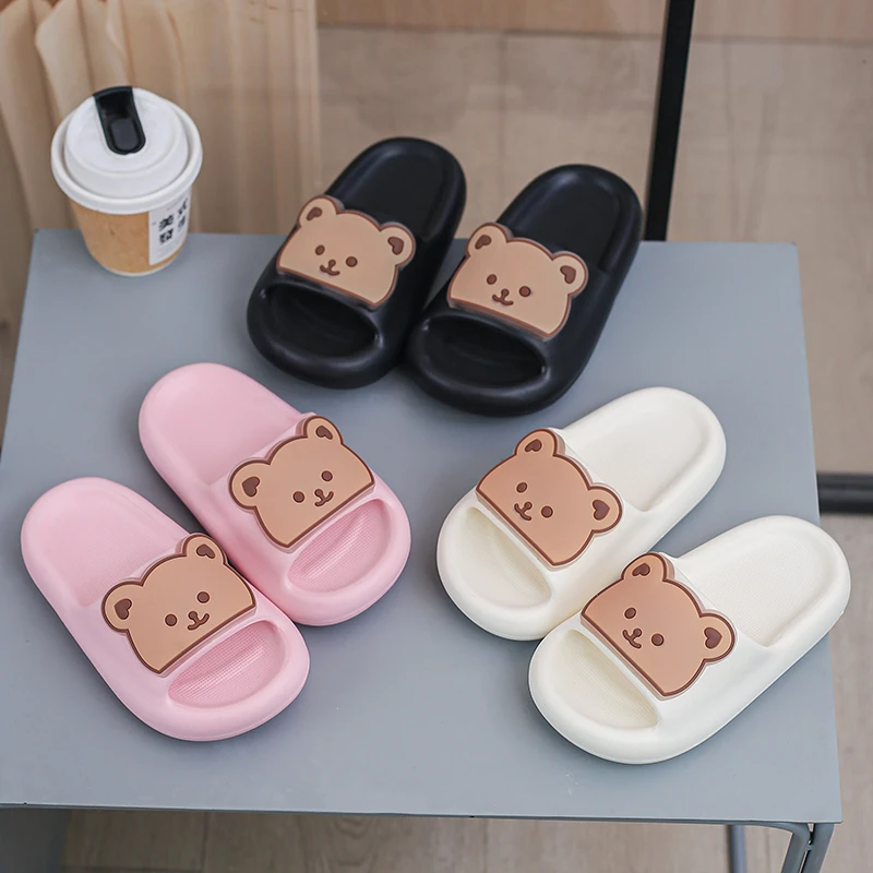 Children's Slippers for Home Boys Cute Bear Baby Bathroom Shoes Fashion Unisex Versatile EVA Kids Causal Girls Non-slip Slippers
Children's Slippers for Home Boys Cute Bear Baby Bathroom Shoes Fashion Unisex Versatile EVA Kids Causal Girls Non-slip Slippers