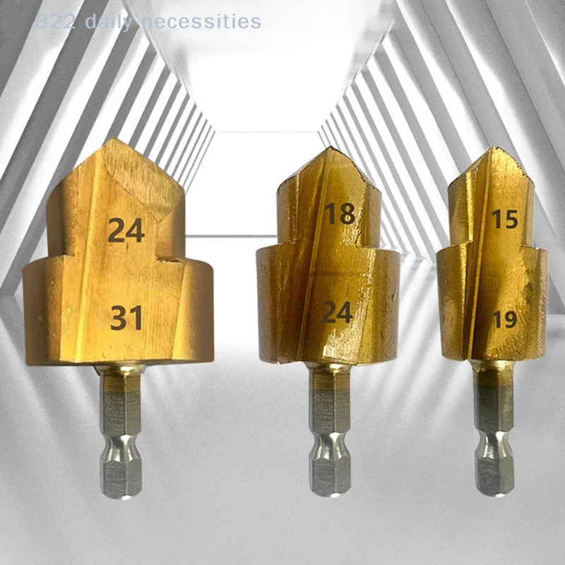 convenientPPR Lifting Stepped Drill Bit Hexagon Shank Water Pipe Connection Tool 20/25/32mm Full Open Process
convenientPPR Lifting Stepped Drill Bit Hexagon Shank Water Pipe Connection Tool 20/25/32mm Full Open Process