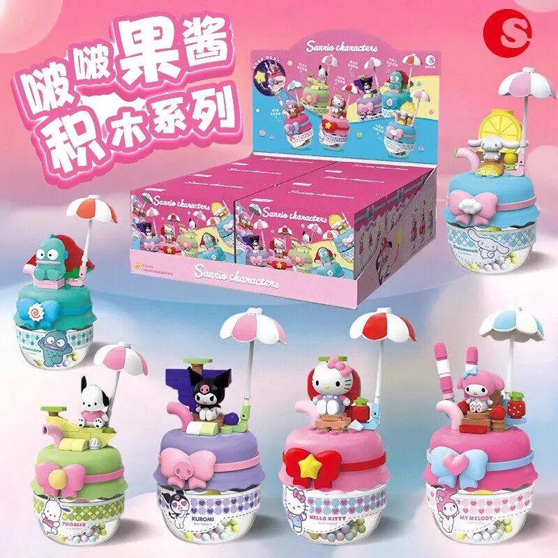 Sanrio Bobo Jam Jar Block Blind Box Figure Trendy Sound Building Toy Kuromi My Melody Cinnamoroll Ornament Collectible Gifts
Sanrio Bobo Jam Jar Block Blind Box Figure Trendy Sound Building Toy Kuromi My Melody Cinnamoroll Ornament Collectible Gifts