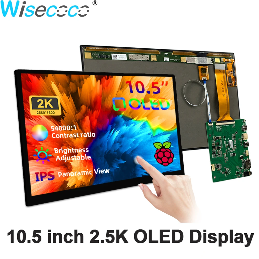 Wisecoco 10,5-дюймовый OLED-сенсорный экран 2K 60 Гц Amoled-дисплей 2560x1660 16:10 IPS AM-OLED-ноутбуки Панель Raspberry Pi
Wisecoco 10,5-дюймовый OLED-сенсорный экран 2K 60 Гц Amoled-дисплей 2560x1660 16:10 IPS AM-OLED-ноутбуки Панель Raspberry Pi