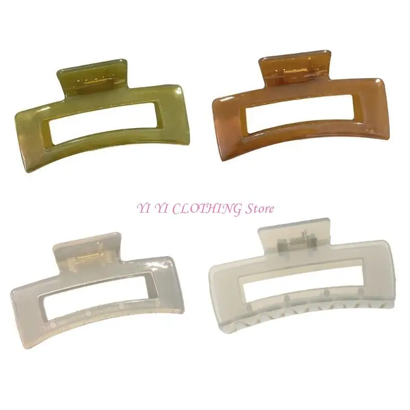 N5KF Large Hair Claw Clip for Women 4inch Non-slip Square Jaw Clip for Curly Hair
N5KF Large Hair Claw Clip for Women 4inch Non-slip Square Jaw Clip for Curly Hair