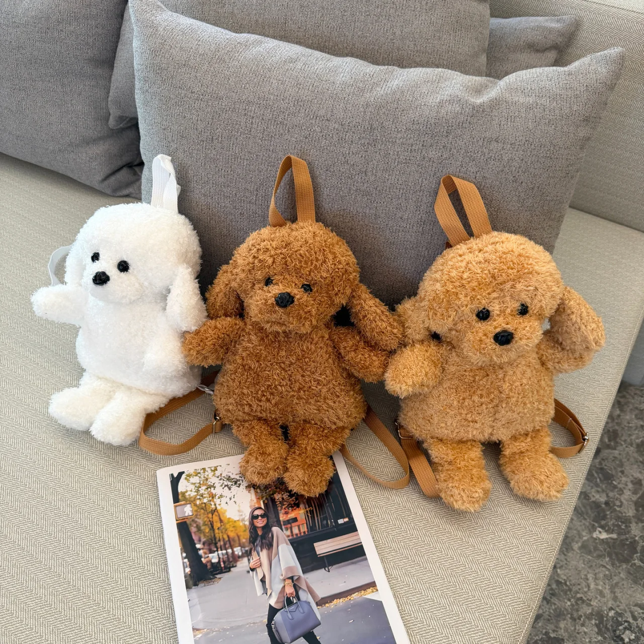 New Cartoon Teddy Puppy Plush School Bag Soft Plush Stuffed Toy Cute Animal Kawaii Children Backpack For Birthday And Xmas Gifts
New Cartoon Teddy Puppy Plush School Bag Soft Plush Stuffed Toy Cute Animal Kawaii Children Backpack For Birthday And Xmas Gifts