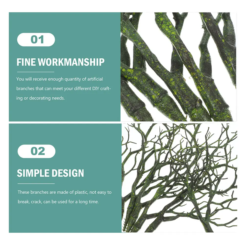 3pcs Artificial Plant Decoration Green Plastic Coral Branches Vase Filler Balcony Garden Bathroom Kitchen Porch
3pcs Artificial Plant Decoration Green Plastic Coral Branches Vase Filler Balcony Garden Bathroom Kitchen Porch
