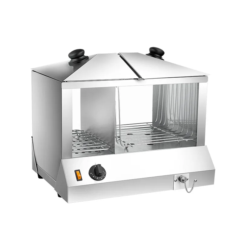 Hot dog bread embryo heating machine, steam insulation sausage heating machine
Hot dog bread embryo heating machine, steam insulation sausage heating machine