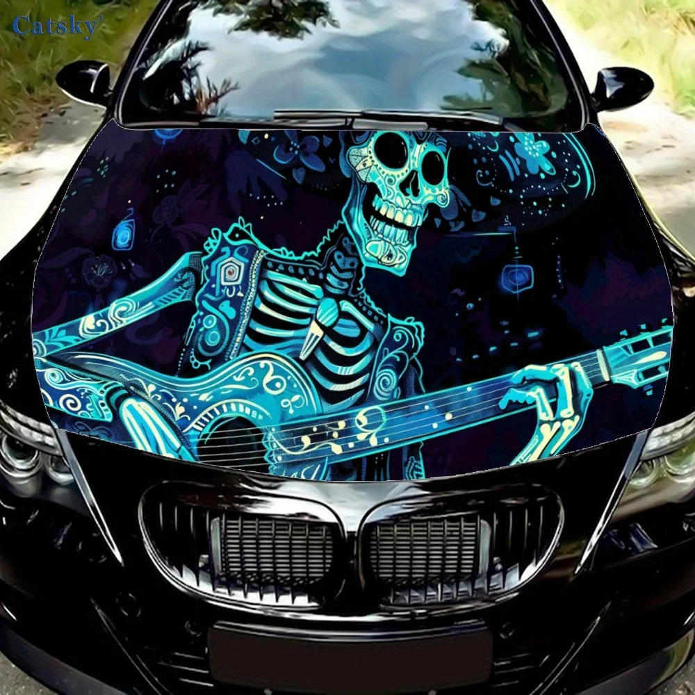Cool neon skeleton print,car hood stickers,PVC waterproof Self adhesive car hood sticker,car hood decoration protection stickers
Cool neon skeleton print,car hood stickers,PVC waterproof Self adhesive car hood sticker,car hood decoration protection stickers