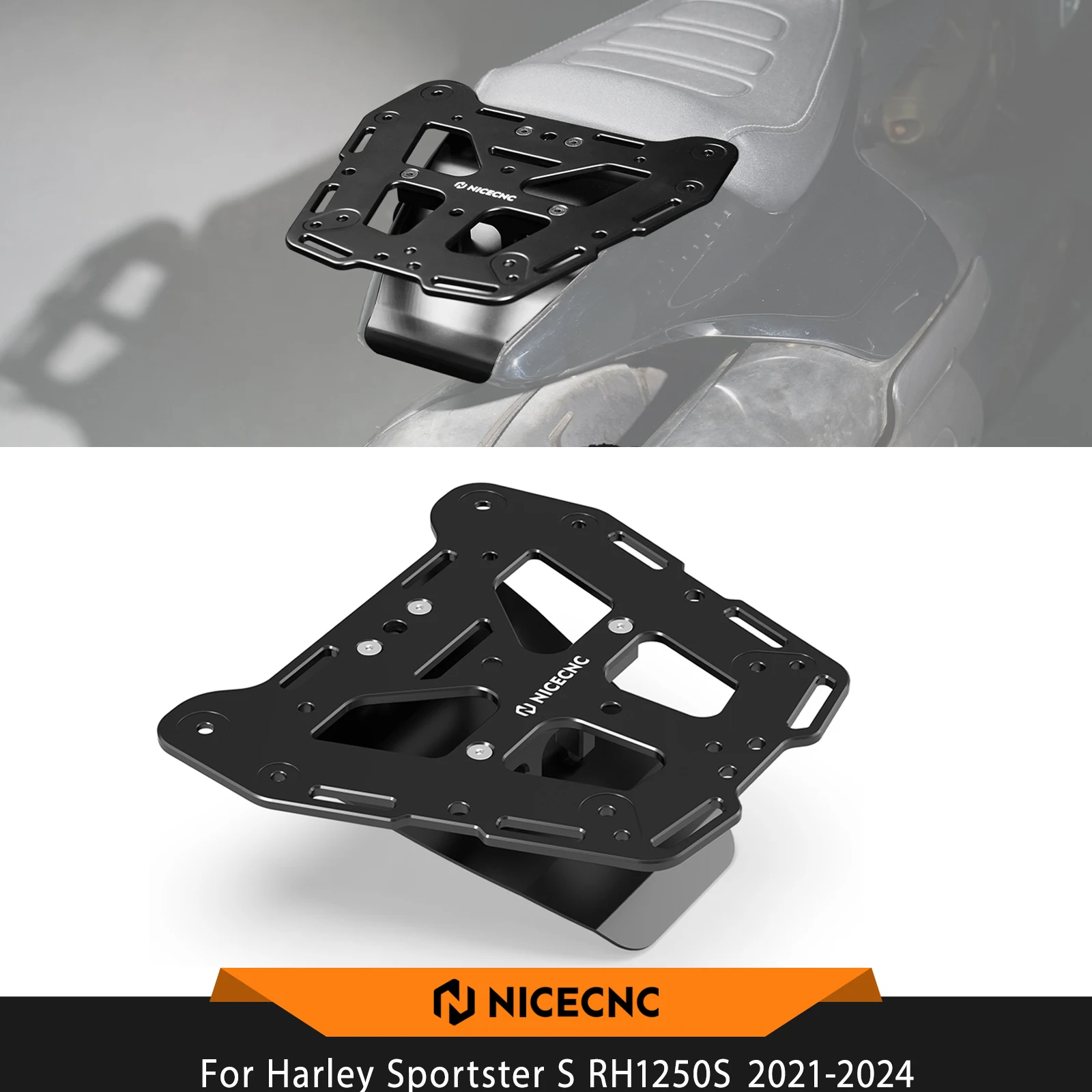For Harley Sportster S RH1250S RH 1250S RH1250 S 2021-2024 2023 NICECNC Rear Luggage Rack Cargo Bracket Top Case Mounting
For Harley Sportster S RH1250S RH 1250S RH1250 S 2021-2024 2023 NICECNC Rear Luggage Rack Cargo Bracket Top Case Mounting