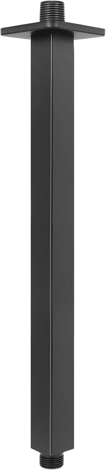 Ceiling Mounted Shower Arm with Flange, 1/2 NPT Universal Connection, 16" Matte Black Stainless Steel
Ceiling Mounted Shower Arm with Flange, 1/2 NPT Universal Connection, 16" Matte Black Stainless Steel