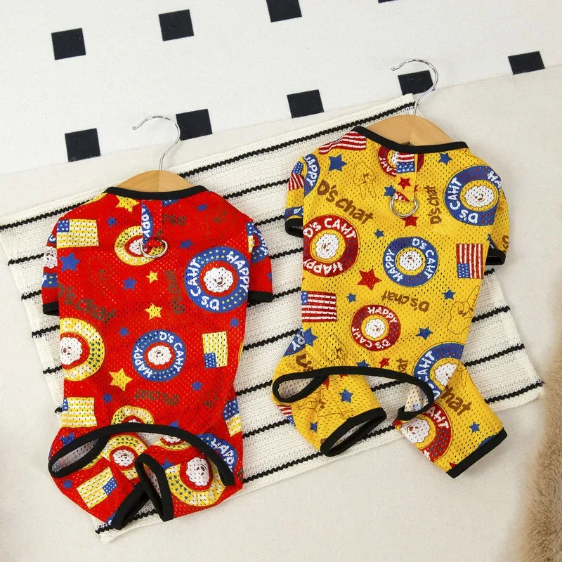 Soft Dog Clothes Pet Breathable Mesh Four Legs Clothes Small Dog Summer Sports Jumpsuits Clothes Teddy Cartoon Clothes
Soft Dog Clothes Pet Breathable Mesh Four Legs Clothes Small Dog Summer Sports Jumpsuits Clothes Teddy Cartoon Clothes
