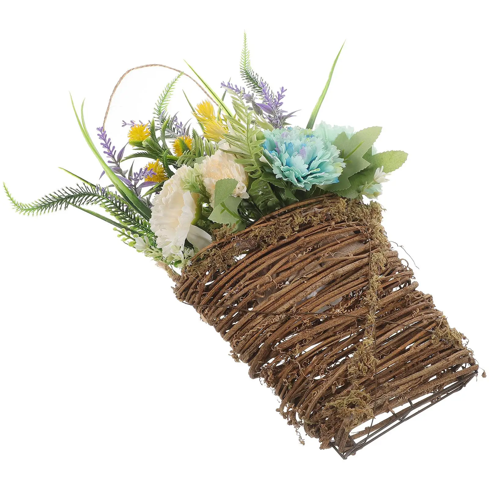 Artificial Flower Basket Fresh Decoration Hanging Door Rattan Lifelike Flowers Living Room Office Kitchen Bedroom Study Home
Artificial Flower Basket Fresh Decoration Hanging Door Rattan Lifelike Flowers Living Room Office Kitchen Bedroom Study Home