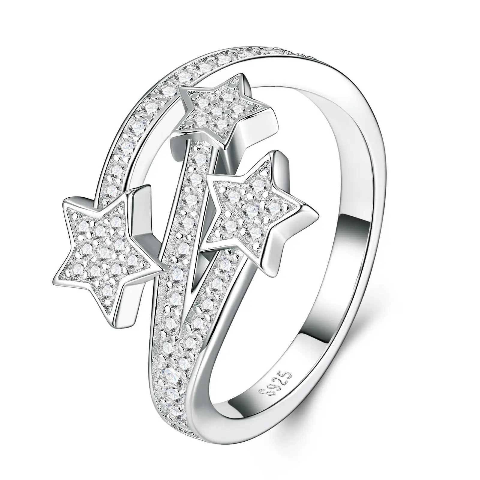 Exquisite 925 Silver Star Moissanite Ring, Full Pave Statement Band, High-End Fine Jewelry for Daily Wear & Gifting
Exquisite 925 Silver Star Moissanite Ring, Full Pave Statement Band, High-End Fine Jewelry for Daily Wear & Gifting