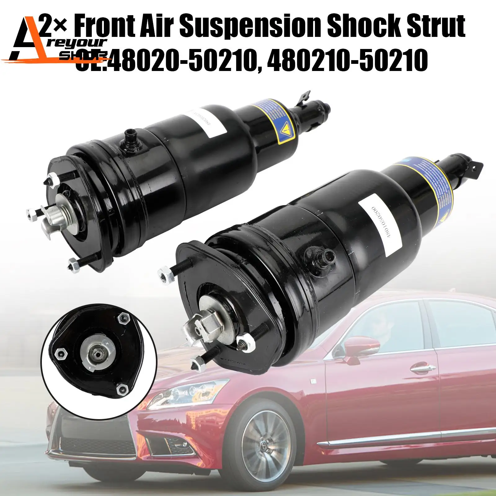 2× Front Air Suspension Shock Strut 48020/10-50210 for Lexus LS600 LS460 AWD
2× Front Air Suspension Shock Strut 48020/10-50210 for Lexus LS600 LS460 AWD