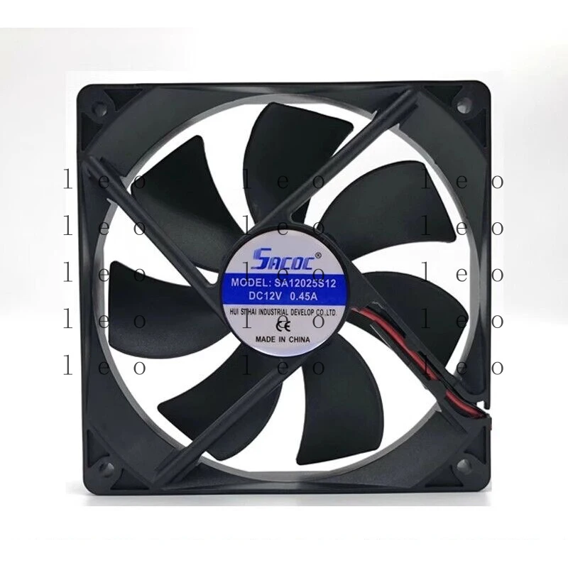 SA-- Sacoc SA12025S12 DC12v 0.45A 12CM 12025 2-Wire Chassis Cooling Fan
SA-- Sacoc SA12025S12 DC12v 0.45A 12CM 12025 2-Wire Chassis Cooling Fan