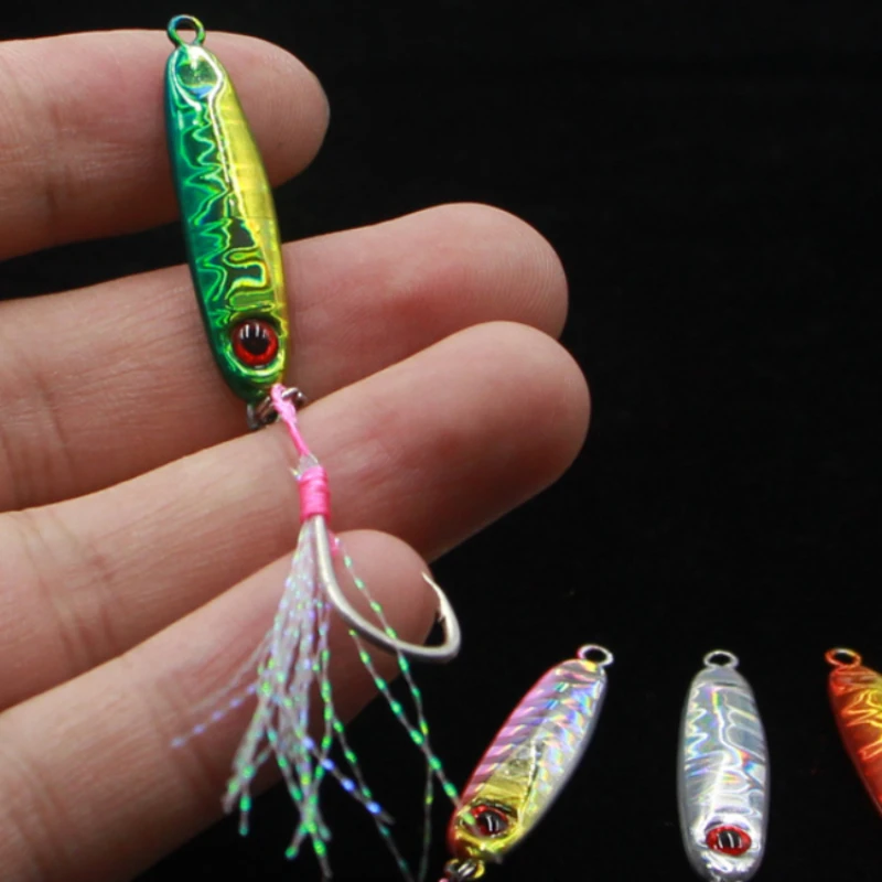 1pcs 5.5g Mini Iron Plate Small Lead Fish Single Hook Bionic Fake Fish Bait Micro Material Roada Bionic Fake Bait Metal Jig
1pcs 5.5g Mini Iron Plate Small Lead Fish Single Hook Bionic Fake Fish Bait Micro Material Roada Bionic Fake Bait Metal Jig