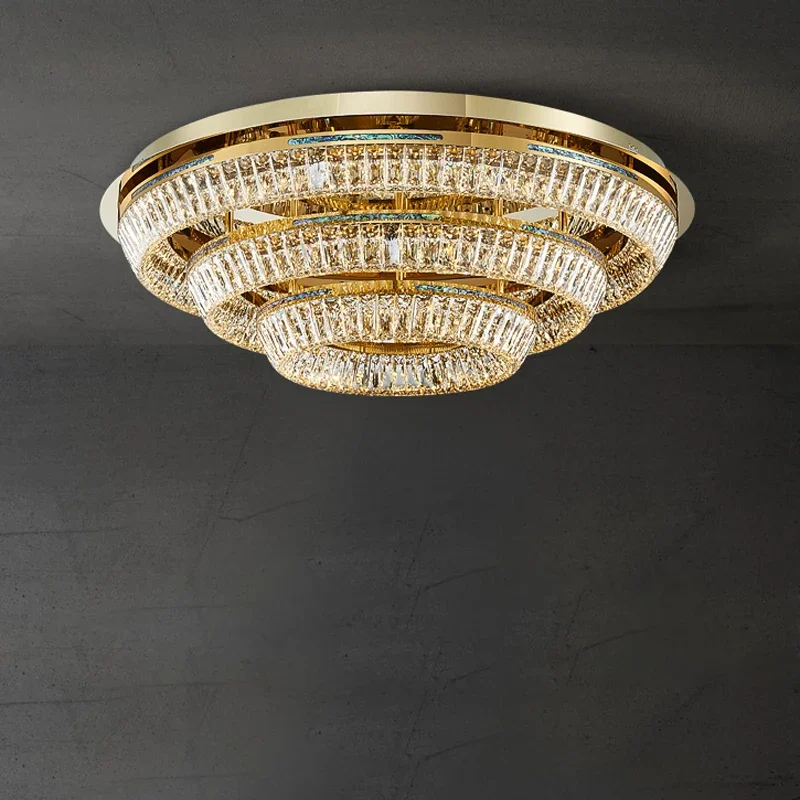 Art Deco Round 3 Layer LED Dimmable Silver Gold Crystal Lamparas De Techo Ceiling Lights.Ceiling Light.Ceiling Lamp For Foyer
Art Deco Round 3 Layer LED Dimmable Silver Gold Crystal Lamparas De Techo Ceiling Lights.Ceiling Light.Ceiling Lamp For Foyer
