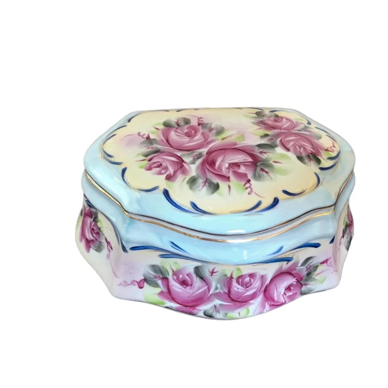 Export Hand-painted Rose Jewelry Box Storage Box Jewelry Packaging
Export Hand-painted Rose Jewelry Box Storage Box Jewelry Packaging