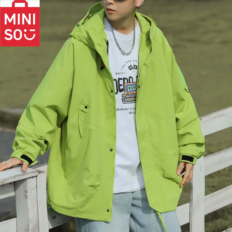 MINISO new 2024 spring and autumn assault jacket, outdoor waterproof autumn coat, men's and women's same style men's jacket, men
MINISO new 2024 spring and autumn assault jacket, outdoor waterproof autumn coat, men's and women's same style men's jacket, men