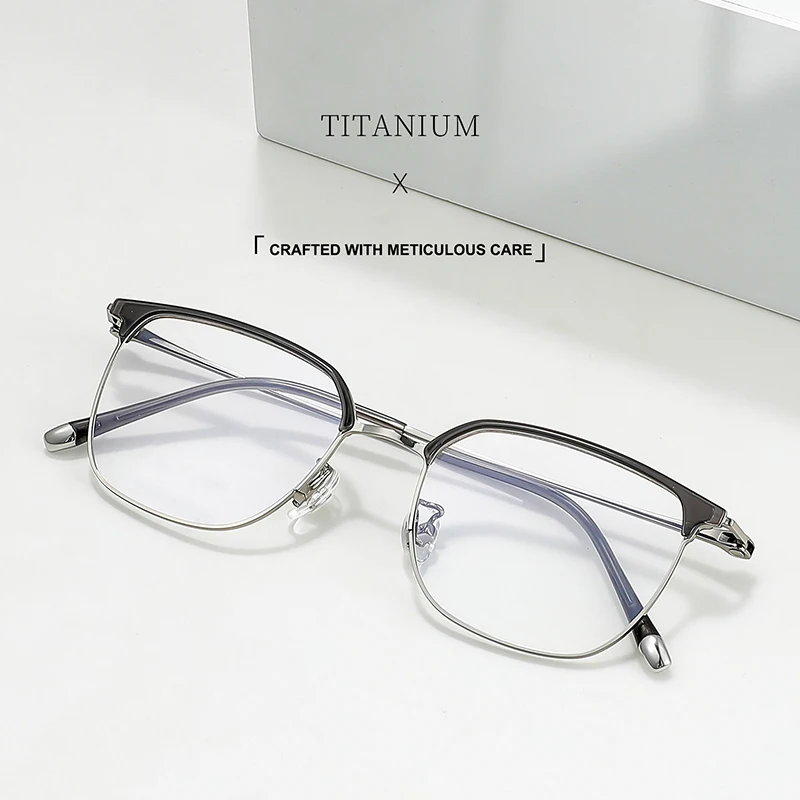 Ultra-Light Retro Square Eyebrow Glasses Frame Men's Business Casual Eyeglasses Refined And Fashionable Plain Face Spectacles
Ultra-Light Retro Square Eyebrow Glasses Frame Men's Business Casual Eyeglasses Refined And Fashionable Plain Face Spectacles