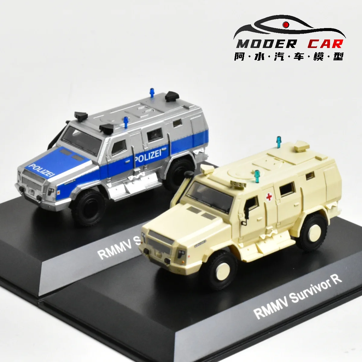 Литая под давлением модель автомобиля из смолы BOS 1:87 RMMV Survivor R-Polizei 
Литая под давлением модель автомобиля из смолы BOS 1:87 RMMV Survivor R-Polizei