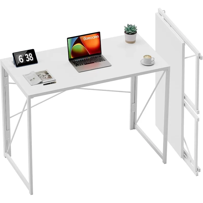 Small Folding Desk No Assembly Required Foldable Table, 31.5 inch Writing Computer Desk Space Saving Simple Home Office Desk
Small Folding Desk No Assembly Required Foldable Table, 31.5 inch Writing Computer Desk Space Saving Simple Home Office Desk