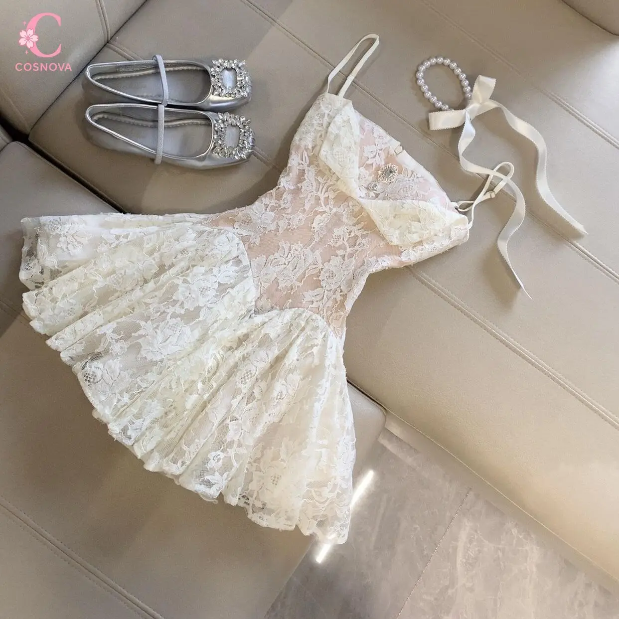 French Polka Dot Bow Mini Dress Women Spaghetti Strap Puff Dress Elegant Slim Waist Princess Party Dress Summer New Collection
French Polka Dot Bow Mini Dress Women Spaghetti Strap Puff Dress Elegant Slim Waist Princess Party Dress Summer New Collection