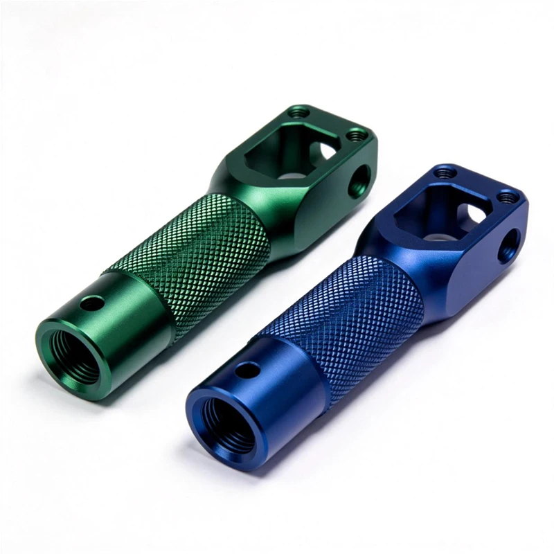 CNC Milling Aluminum Anodized Diamond Embossed Motorcycle Foot Pad Foot Nail Aluminum Part with Surface Knurling Laser Engraving
CNC Milling Aluminum Anodized Diamond Embossed Motorcycle Foot Pad Foot Nail Aluminum Part with Surface Knurling Laser Engraving