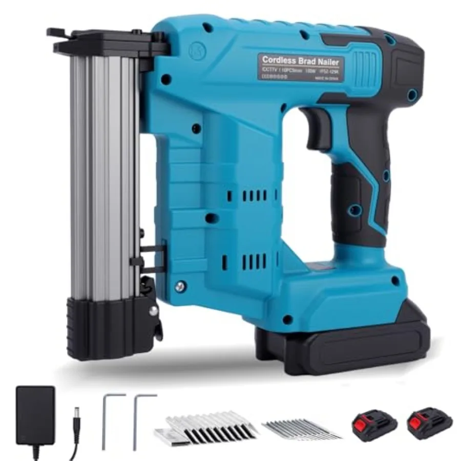 Электрический гвоздезабиватель с 2 режимами, аккумуляторный, 18 Ga, для гвоздей Brad, 20В, беспроводной, совместим с аккумулятором, медный двигатель, сверхмощный
Электрический гвоздезабиватель с 2 режимами, аккумуляторный, 18 Ga, для гвоздей Brad, 20В, беспроводной, совместим с аккумулятором, медный двигатель, сверхмощный