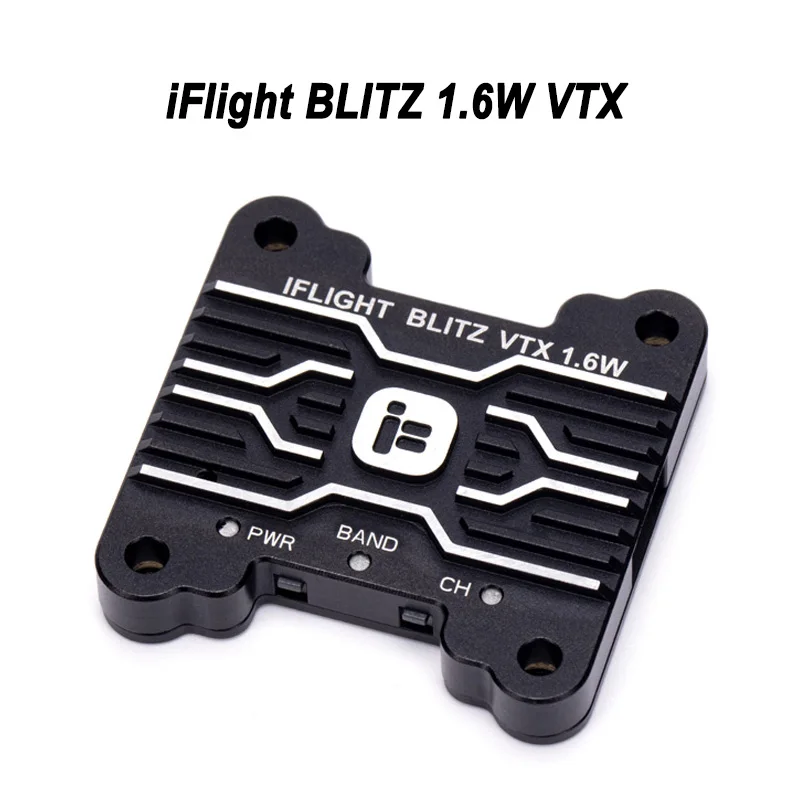 iFlight BLITZ 5.8G VTX 1.6W Video Transmission 25mW/400mW/800mW/1600mW 30.5*30.5/M3 LongRange For RC DIY FPV Racing Drone Parts
iFlight BLITZ 5.8G VTX 1.6W Video Transmission 25mW/400mW/800mW/1600mW 30.5*30.5/M3 LongRange For RC DIY FPV Racing Drone Parts