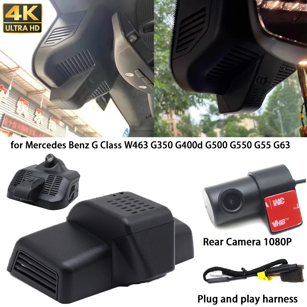 for Mercedes Benz G Class W463 G350 G400d G500 G550 G55 G63 4K Dash Cam Front Camera DVR Plug and Play Recorder Parking Wifi
for Mercedes Benz G Class W463 G350 G400d G500 G550 G55 G63 4K Dash Cam Front Camera DVR Plug and Play Recorder Parking Wifi