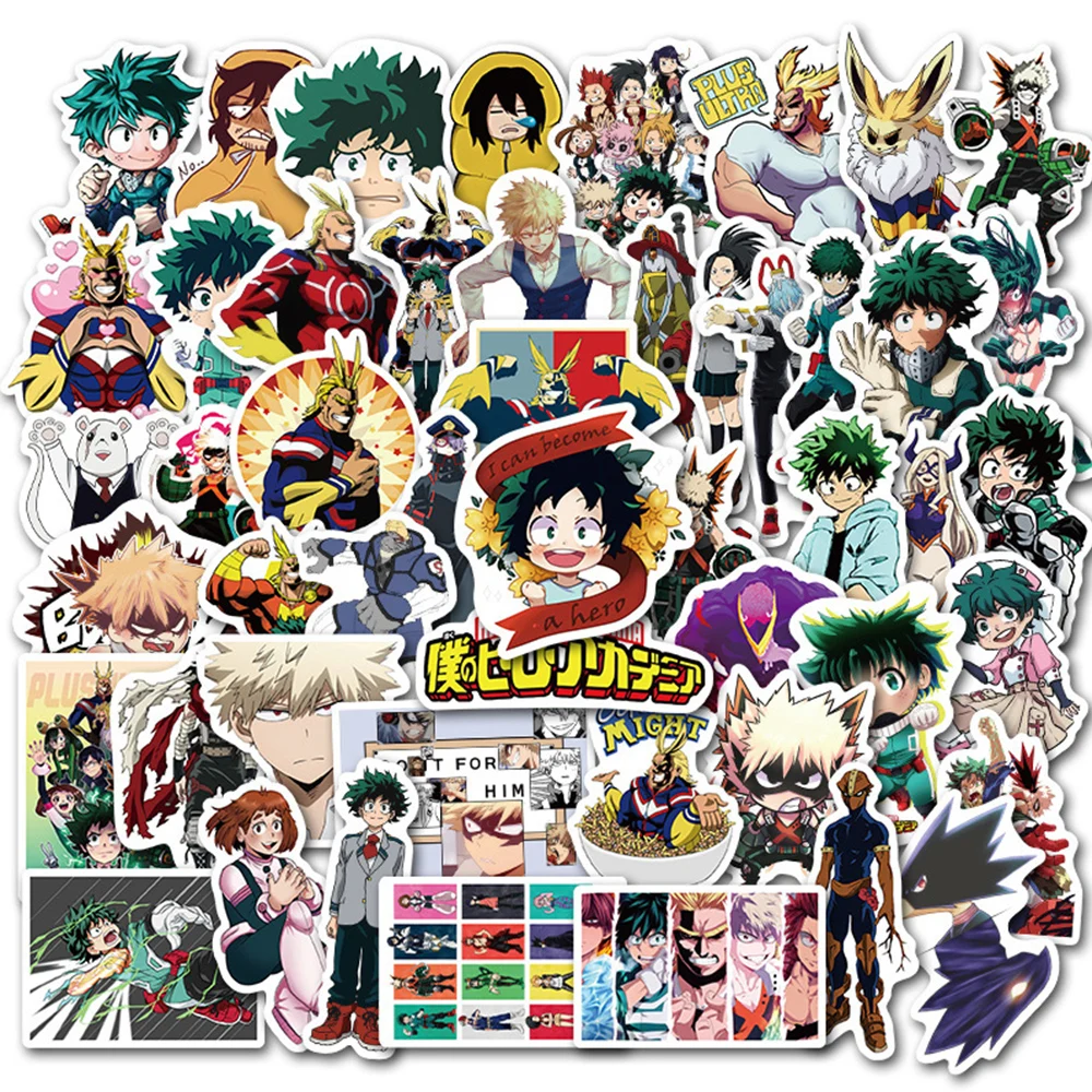 10/30/50/100pcs My Hero Academy Anime Stickers Cartoon Kids Graffiti Decals DIY Stationery Skateboard Guitar Laptop Cool Sticker
10/30/50/100pcs My Hero Academy Anime Stickers Cartoon Kids Graffiti Decals DIY Stationery Skateboard Guitar Laptop Cool Sticker