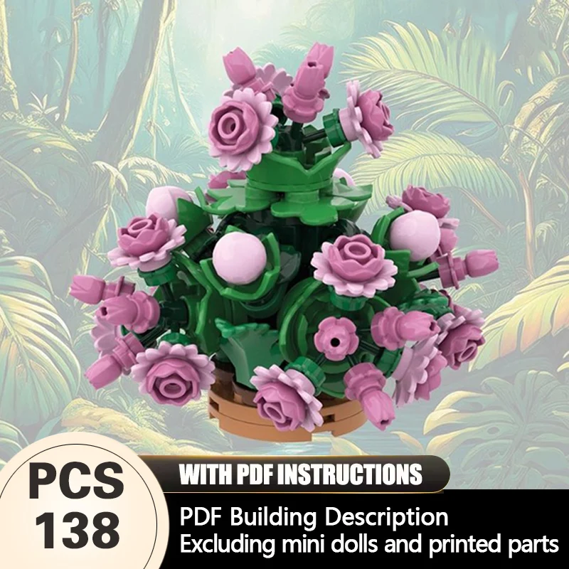 Creators Plant Series Model MOC Building Bricks Pink Flowers Modular Technology Gifts Holiday Assemble Children Toys Suit
Creators Plant Series Model MOC Building Bricks Pink Flowers Modular Technology Gifts Holiday Assemble Children Toys Suit