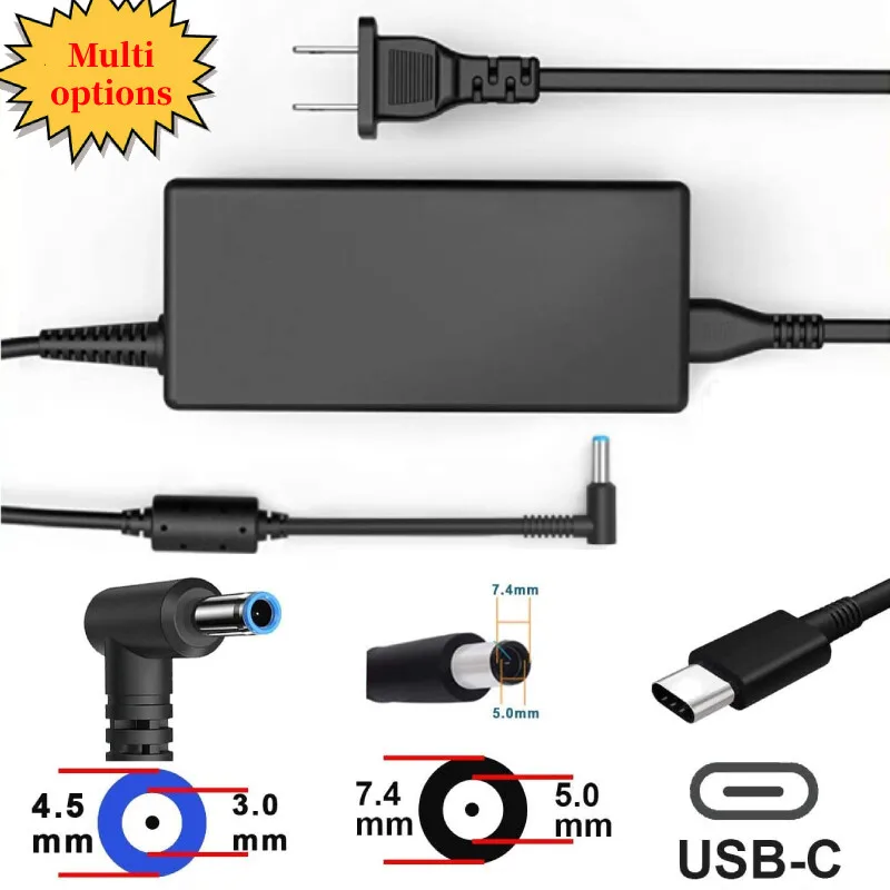 For HP Laptop/PC Charger AC Adapter Power Supply + Cable Cord 45W 65W 90W
For HP Laptop/PC Charger AC Adapter Power Supply + Cable Cord 45W 65W 90W