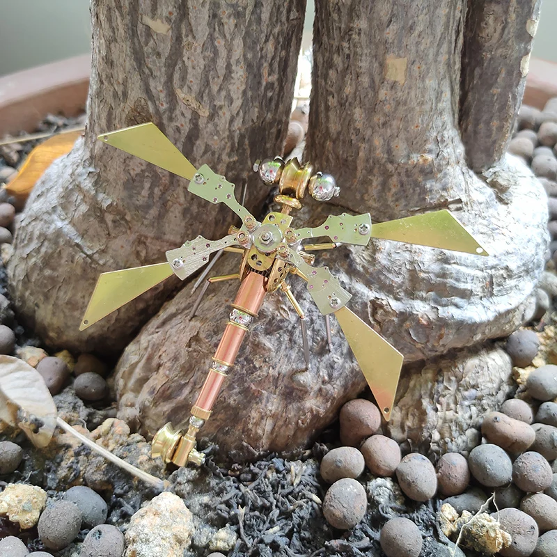 Creative mechanical insect dragonfly model handmade crafts home living room desktop bookshelf ornaments personalized gifts
Creative mechanical insect dragonfly model handmade crafts home living room desktop bookshelf ornaments personalized gifts