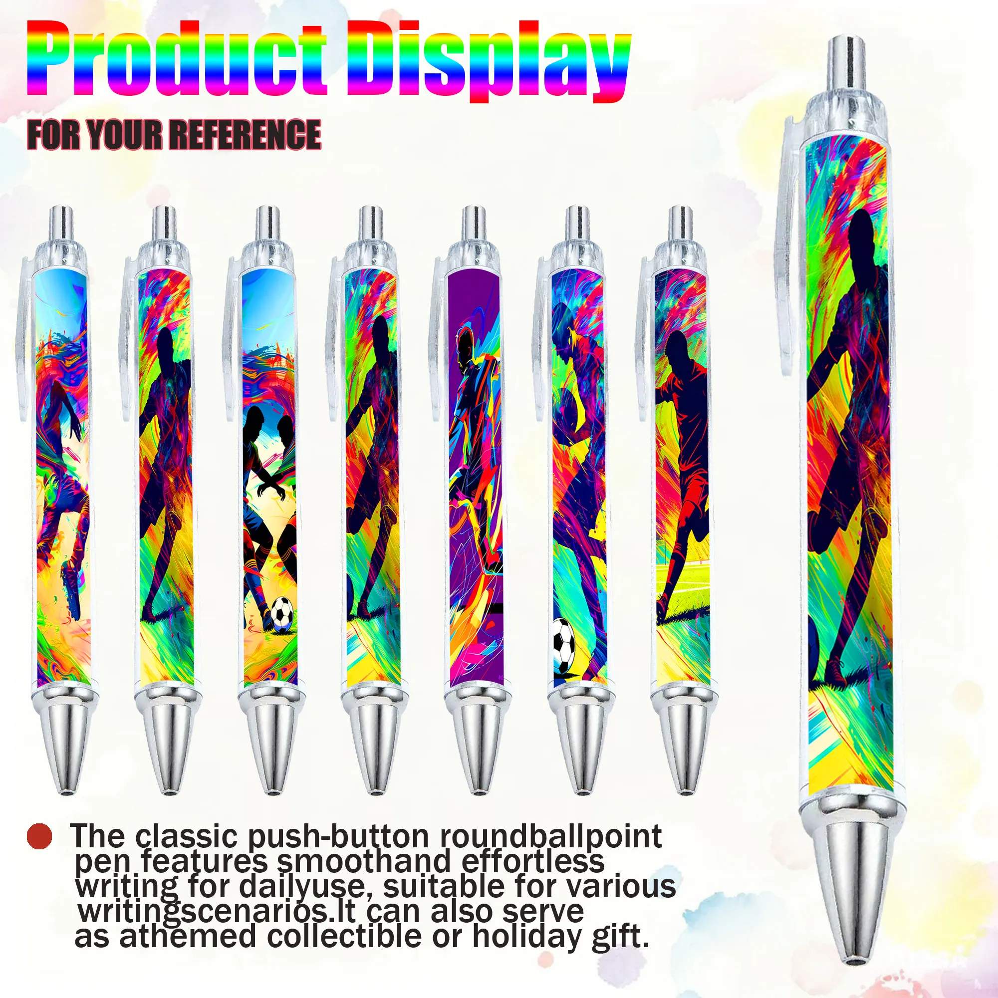 7pcs/14pcs Creative Cool Football Player Series Ballpoint Pen Commemorative Pen Student Writing School Office Stationery
7pcs/14pcs Creative Cool Football Player Series Ballpoint Pen Commemorative Pen Student Writing School Office Stationery