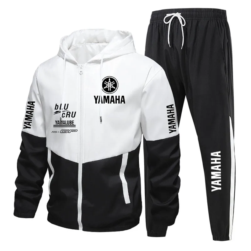 Yamaha Spring/Autumn Men's Breathable Fashion Fitness Hooded Set - Patchwork Color Two-Piece Casual Zip Jacket and Sport Pants
Yamaha Spring/Autumn Men's Breathable Fashion Fitness Hooded Set - Patchwork Color Two-Piece Casual Zip Jacket and Sport Pants